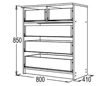 Комод FANT 5 ящиков