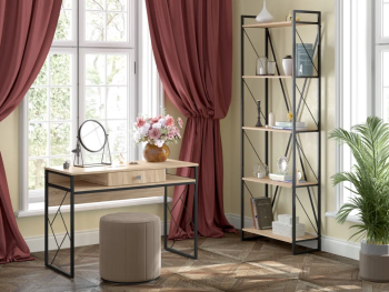 Спальня Олимп Скарлетт комплектация 3 (Стол+Стеллаж ш.710)