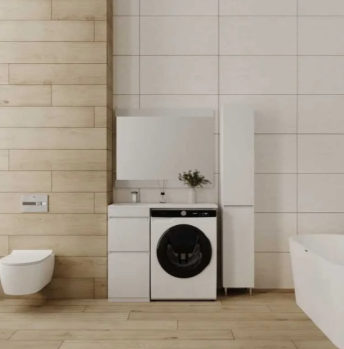 Тумба напольная Style Line Даллас 100 + Умывальник ESTETUS Даллас 1000*480 левый