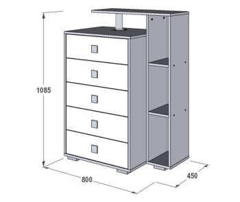 Комод FANT Ольга 17