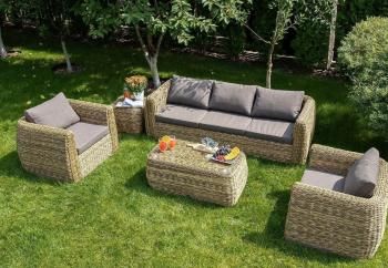 Лаунж-зона из искусственного ротанга (гиацинт) 4sis Кальяри