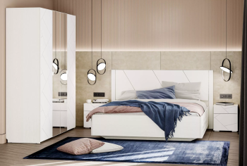 Спальня Сильва Summit комплектация 3 (НМ 011.45+НМ 013.61+НМ 013.61+НМ 040.71-01)