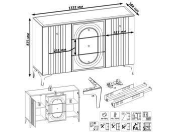Комод Mobi Валенсия 13.309.01