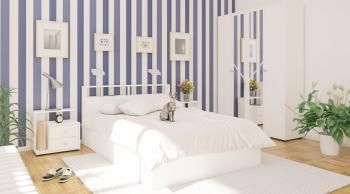 Кровать СВК Камелия 1400 + две тумбы