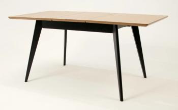 Стол Сканди 120 Чёрное Дерево/Натур (У)