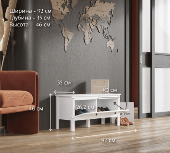 Тумба БРВ Мебель EWA KOM1K/90