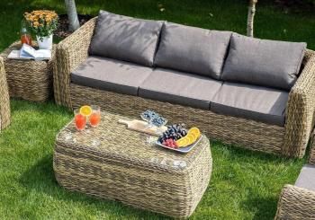 Лаунж-зона из искусственного ротанга (гиацинт) 4sis Кальяри