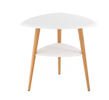 Журнальный стол Дублин белый 2 (У)