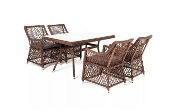 Обеденная группа плетеная 4sis