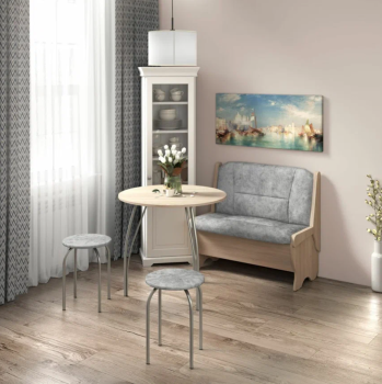 Дуб сонома/Велюр графит