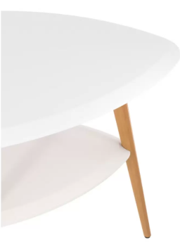 Журнальный стол Дублин белый (У)