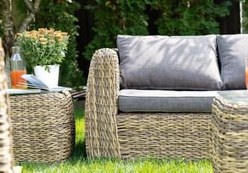 Лаунж-зона из искусственного ротанга (гиацинт) 4sis Кальяри