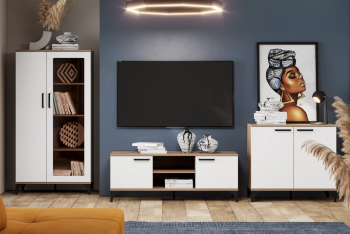 Гостиная Сильва Марсель комплектация 6 (НМ 013.52 + НМ 013.45 + НМ 013.78)