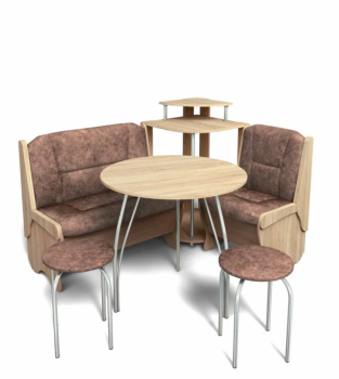 Дуб сонома, Велюр коньяк, серебро