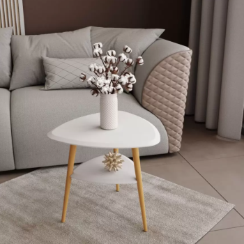 Журнальный стол Дублин белый (У)