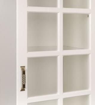 Шкаф-витрина Mobi Ливерпуль + карниз 500