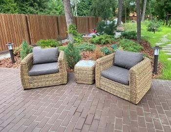 Кресло из искусственного ротанга (гиацинт) 4sis Кальяри