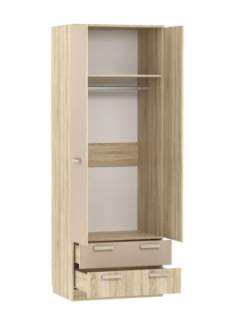 Детская Сильва Акварель комплектация 1 (НМ 013.03-01 + НМ 011.38-01 + НМ 011.47-01 + НМ 013.02-03 с ящиками + НМ 013.04-02 (правый) + НМ 013.93 + НМ 041.50)