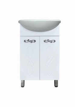 Тумба Style Line Венеция 55 под умывальник Уют 55 + Умывальник Уют 55