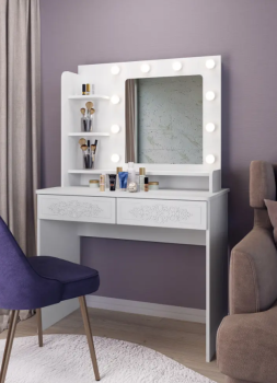 Туалетный столик с зеркалом Compass Ассоль Лайт ТСН-5