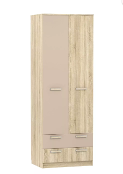 Шкаф для одежды Сильва Акварель НМ 013.02-03 М1 с ящиками