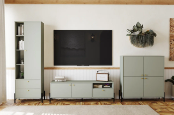 Гостиная Сильва Нуар комплектация 1 (НМ 011.26+НМ 011.35+НМ 011.78)