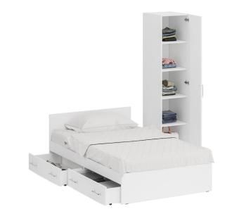 Кровать с ящиками СВК 1200 + Пенал Стандарт