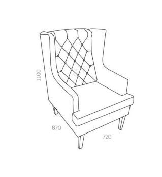Кресло Сильва Токио Модель 018