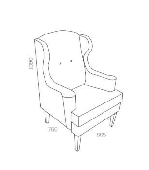 Кресло Сильва Элегия Модель 019