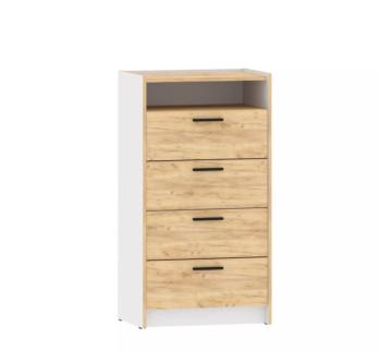 Дуб Крафт Золотой/Белый Фасадный