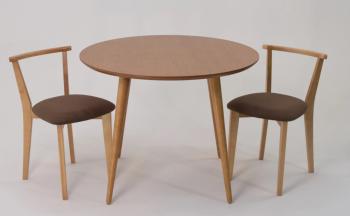 Стол ZiP-mebel Монте К 100 со стульями Франк