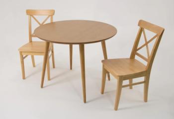 Стол ZiP-mebel Монте К 90 со стульями Ингольф