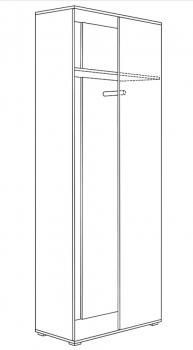 Шкаф для одежды Mobi Куба 13.137