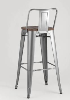 Стул барный STOOL GROUP TOLIX WOOD со спинкой
