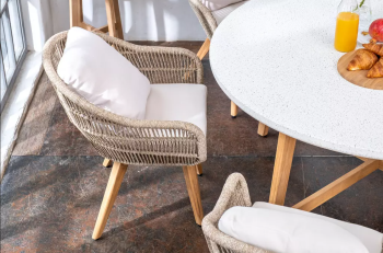 Кресло обеденное из тика Joygarden TALARA