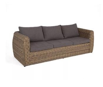 Диван из искусственного ротанга (гиацинт) трехместный 4sis Кальяри