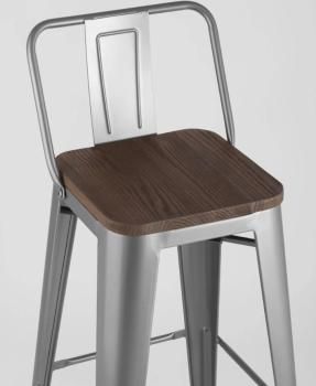 Стул барный STOOL GROUP TOLIX WOOD со спинкой