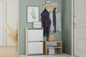 Прихожая Сильва Симпл комплектация 1 (НМ 013.22+НМ 013.21+НМ 013.34)