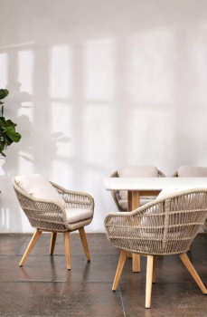 Кресло обеденное из тика Joygarden TALARA