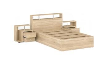 Кровать СВК Камелия 1200 + две тумбы