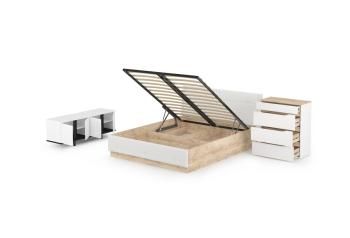 Кровать Mobi Муссон 11.28 + Комод 13.97 + Тумба ТВ 13.276
