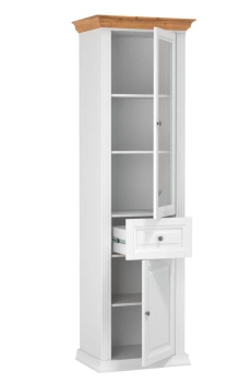Шкаф-пенал Олимп 70.01 Атланта (со стеклом)