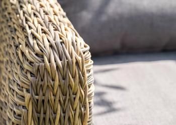 Диван из искусственного ротанга (гиацинт) трехместный 4sis Кальяри