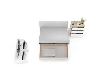 Кровать Mobi Муссон 11.28 + Комод 13.97 + Тумба ТВ 13.276