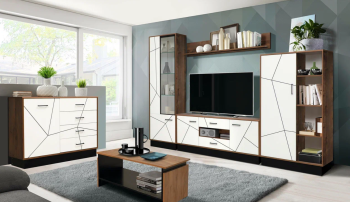 Гостиная Олимп Гамма комплектация 1 (54.08+54.01 левый+54.04+54.10+54.06+54.11)