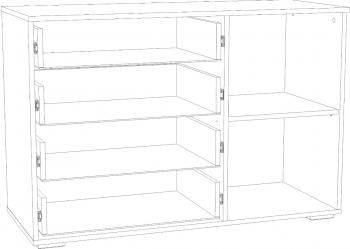 Комод Сильва Банни НМ 041.39