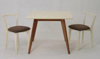 Стол ZiP-mebel Сканди М 90 со стульями Франк