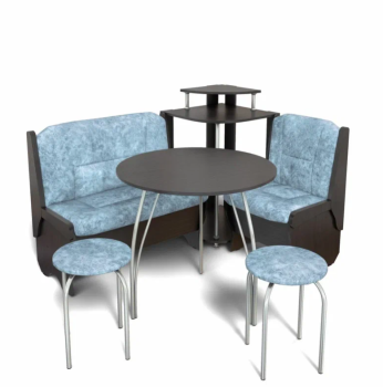 Венге, Велюр Лагуна, серебро