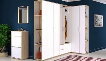 Прихожая Mobi Куба 15 13.141 2шт + 13.136 + 13.137 + 10.14 + 13.114 + Зеркало