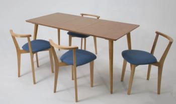 Стол ZiP-mebel Монте 120 со стульями Франк